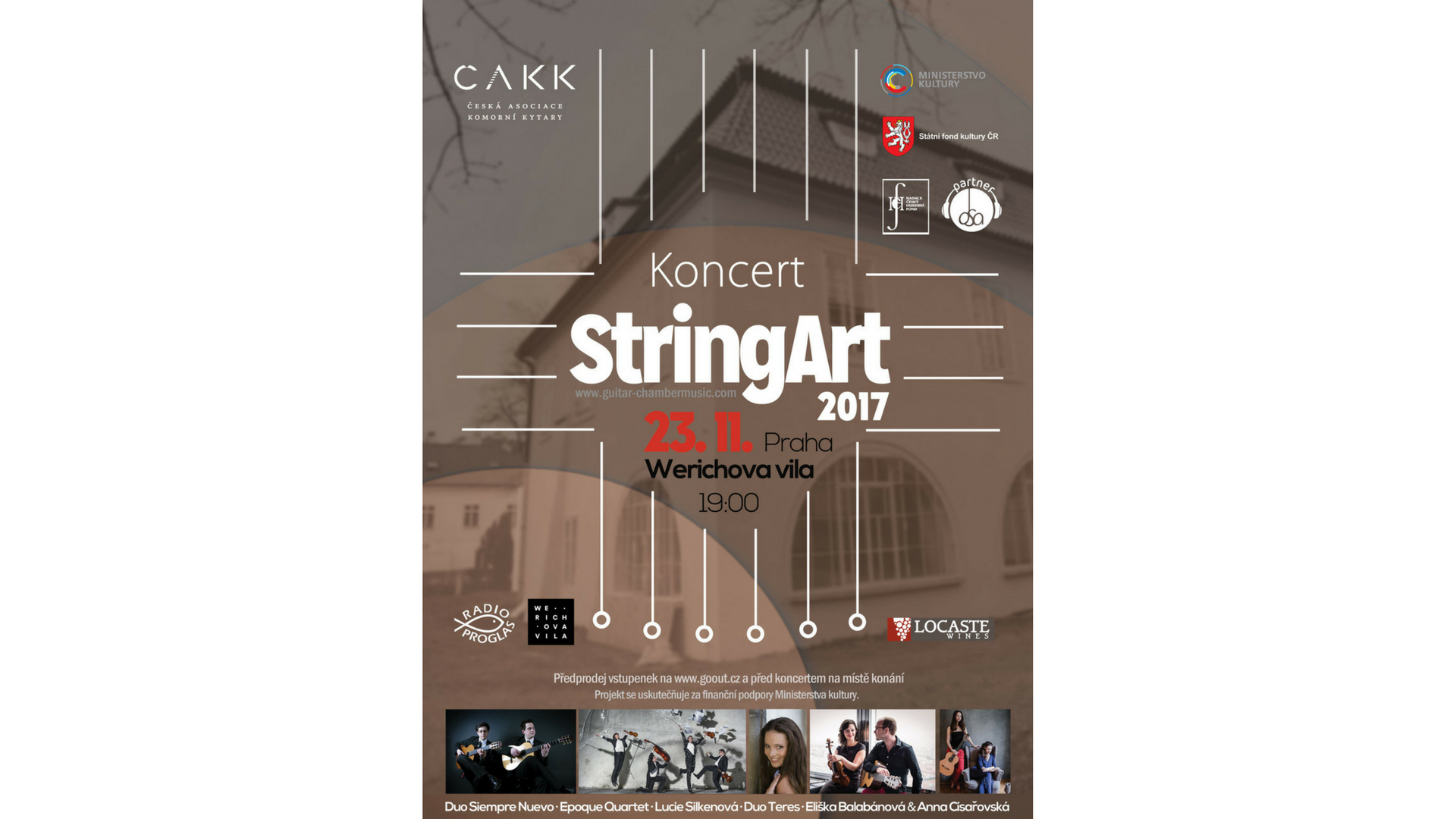 stringArt 2017 werichova vila praha kampa podkrovi